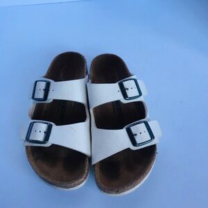 Birkenstock White Kids Sandals